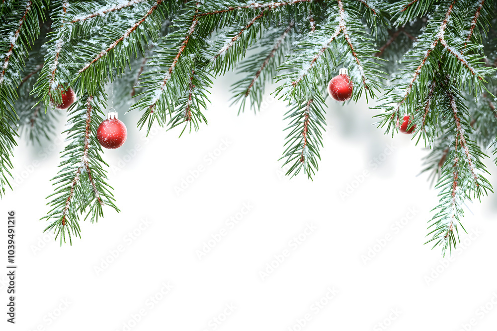 christmas background with branches christmas background with branches