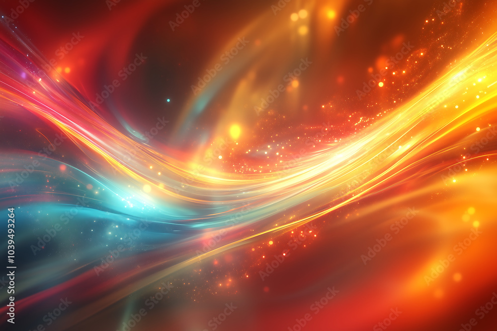 Fototapeta premium abstract background, PowerPoint techno background image, ultrarealistic photo, positive and light