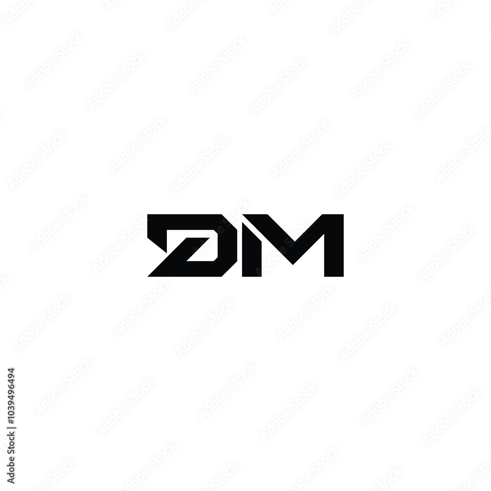 DM monogram logo design letter text name symbol monochrome logotype alphabet character simple logo DM monogram logo design letter text name symbol monochrome logotype alphabet character simple logo