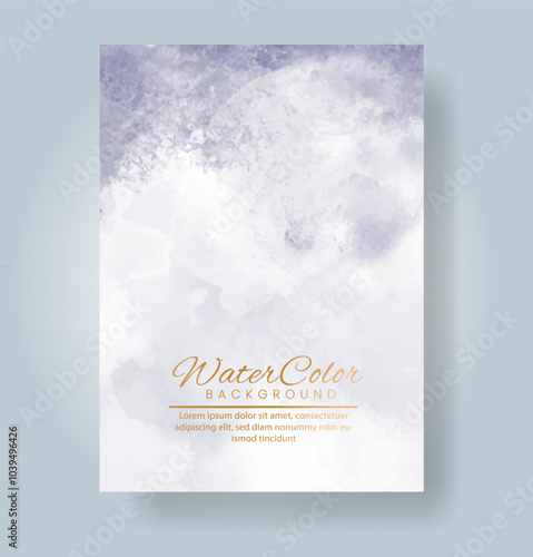 Cards with abstract watercolor background. Design for your cover, date, postcard, banner, logo.