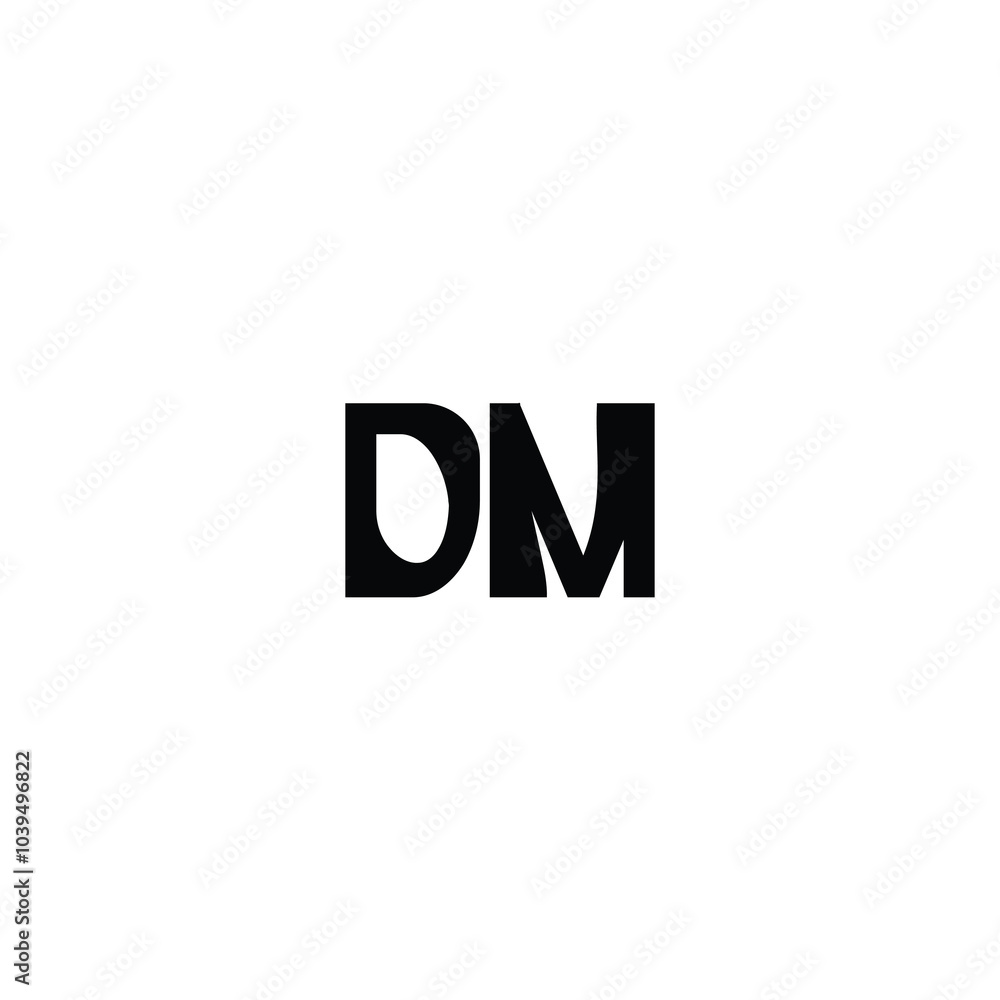 DM monogram logo design letter text name symbol monochrome logotype alphabet character simple logo DM monogram logo design letter text name symbol monochrome logotype alphabet character simple logo