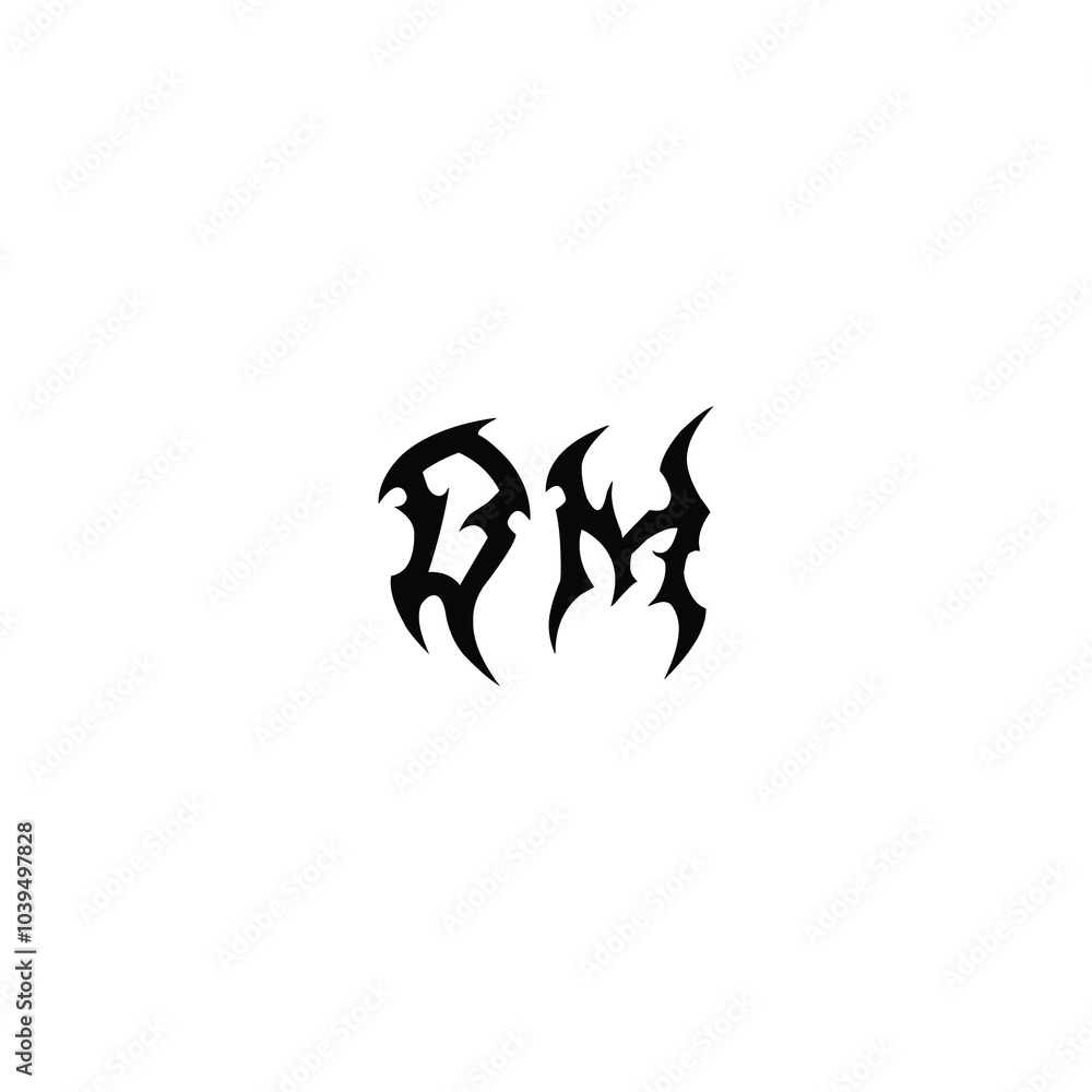 DM monogram logo design letter text name symbol monochrome logotype alphabet character simple logo DM monogram logo design letter text name symbol monochrome logotype alphabet character simple logo