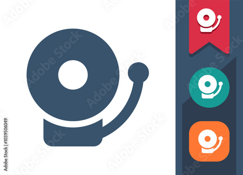 School Bell, Fire Alarm Icon