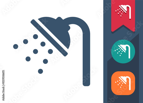 Shower, Shower Head, Showering Icon