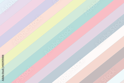 Free Download Pastel color stripes background with slanted pattern - GFXLoad