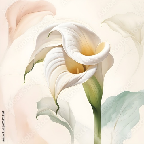 white lily flower