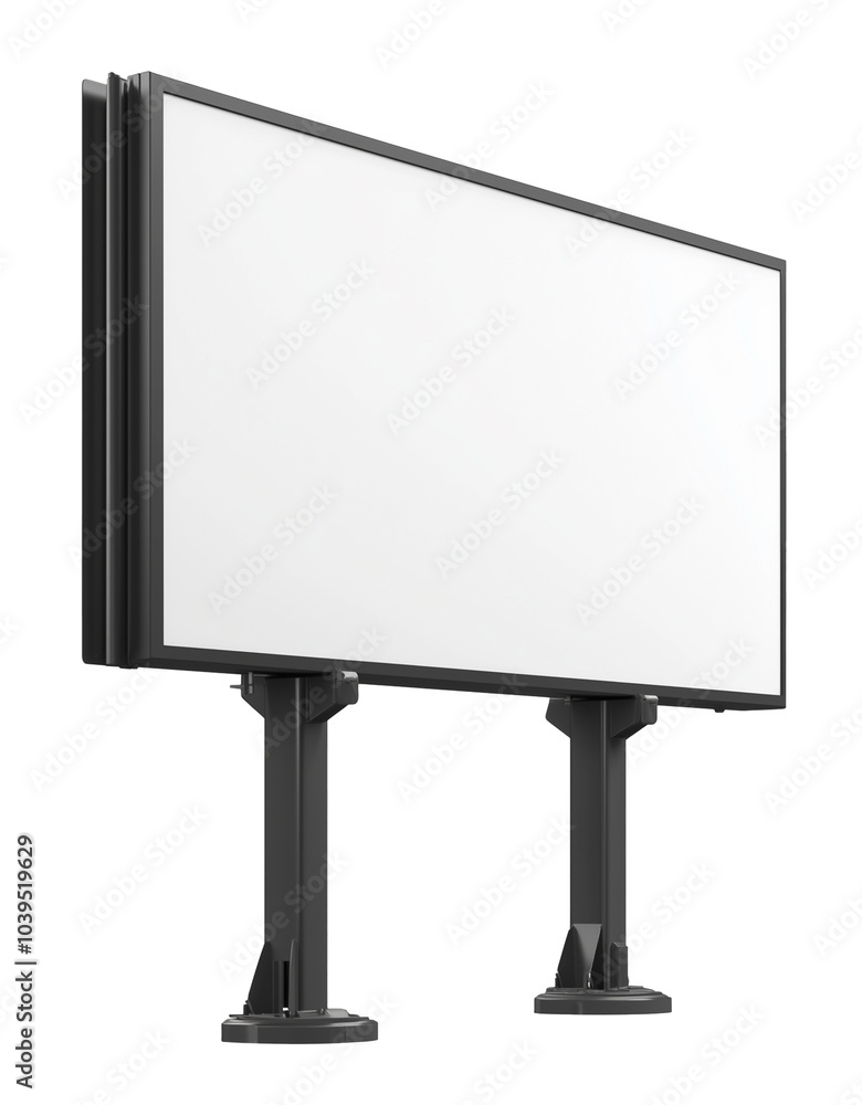 Blank white banner mockup on black city billboard, Empty bill board mock up isolated. Clear canvas template on sity street sign. Large outdoor poster screen. Big cityboard signage stand. Blank white banner mockup on black city billboard, Empty bill board mock up isolated. Clear canvas template on sity street sign. Large outdoor poster screen. Big cityboard signage stand.