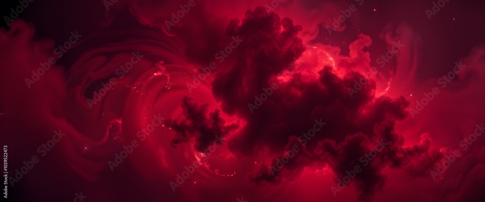Red and Black Galaxy Smoke Swirl Background Red and Black Galaxy Smoke Swirl Background