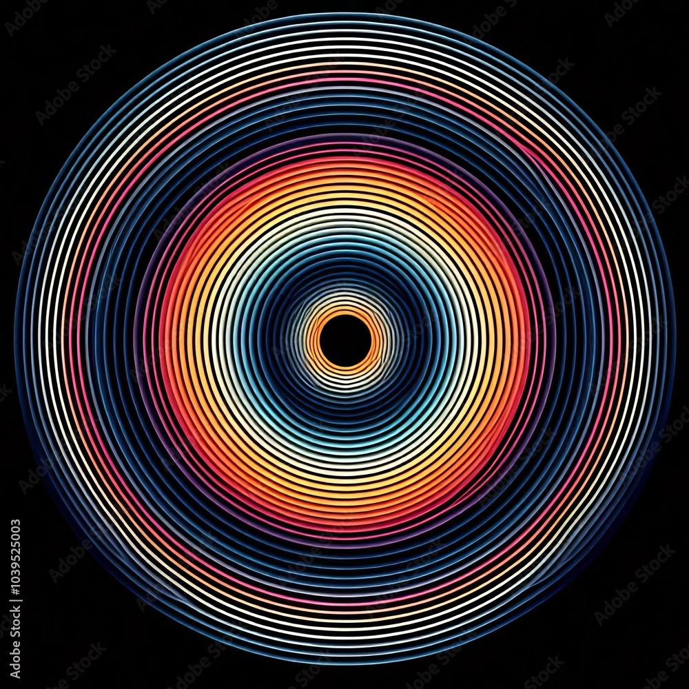Colorful abstract rainbow background with circular patterns Colorful abstract rainbow background with circular patterns