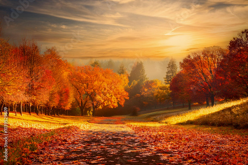 autumn background leaves in hands falling leaves autumn landscape