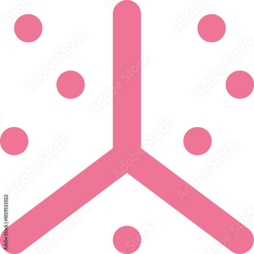 Chart Scatter D Icon Logo Design
