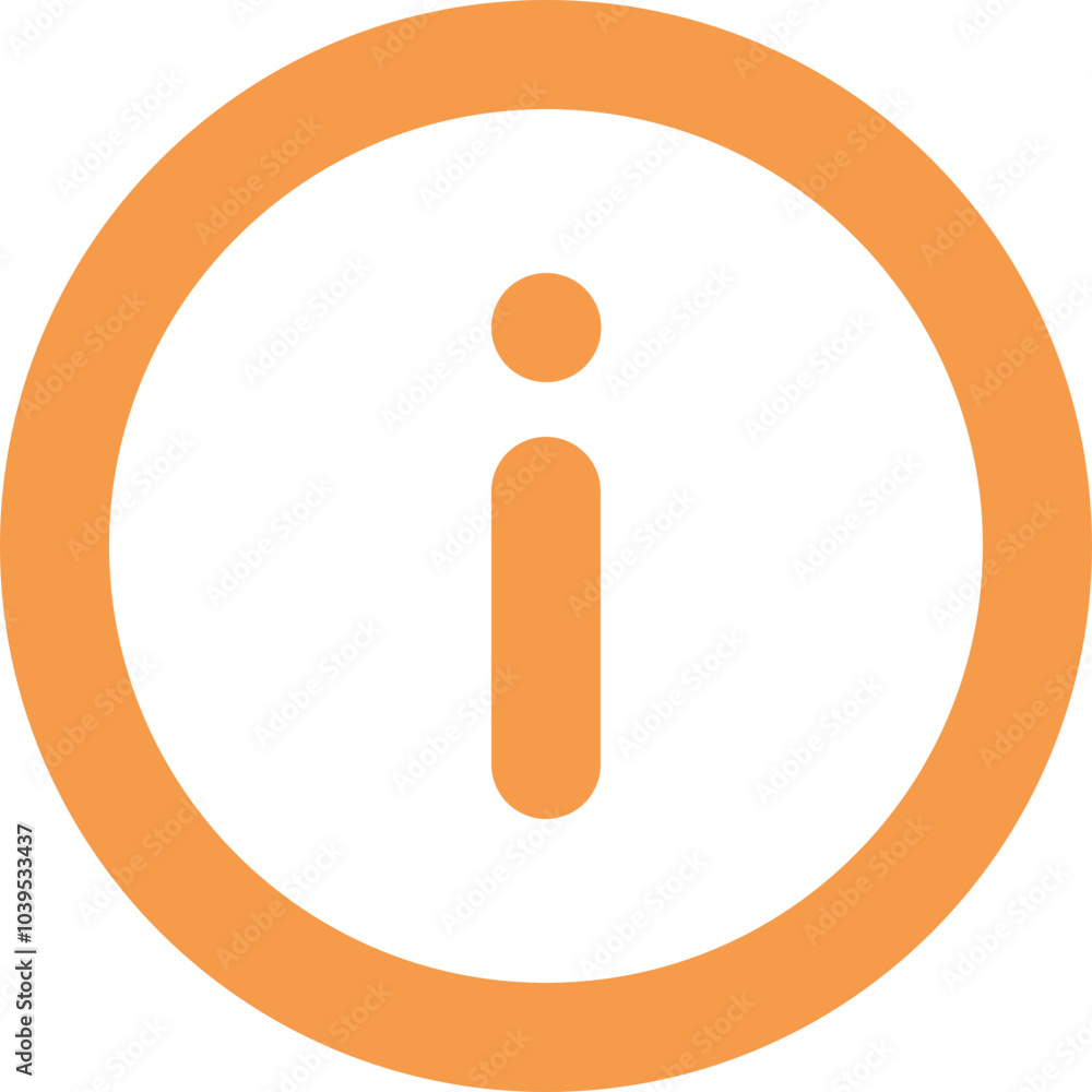 Circle Information icon logo design Circle Information icon logo design