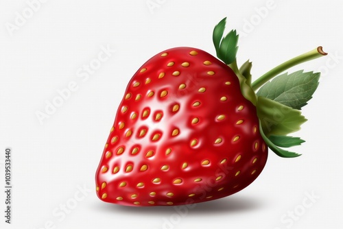 Berry Bliss: The Sweet Charm of Strawberries, generative ai