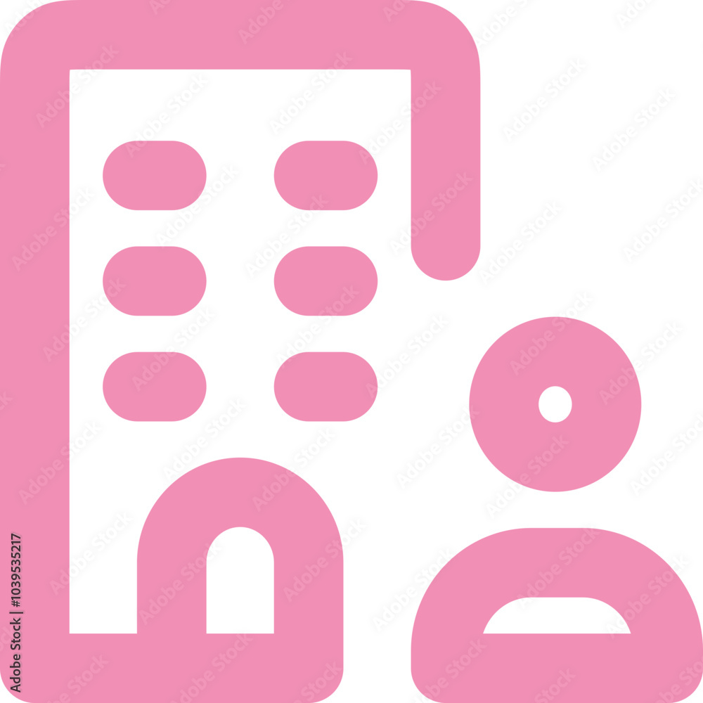 Building User Icon Logo Design Building User Icon Logo Design
