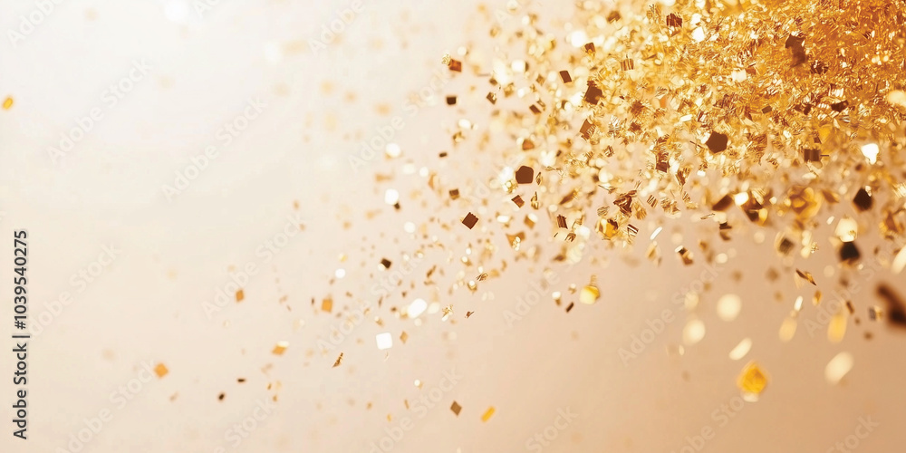 New Year background with glitter. Generated ai. New Year background with glitter. Generated ai.