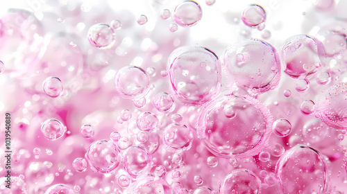 Water droplets and bubbles