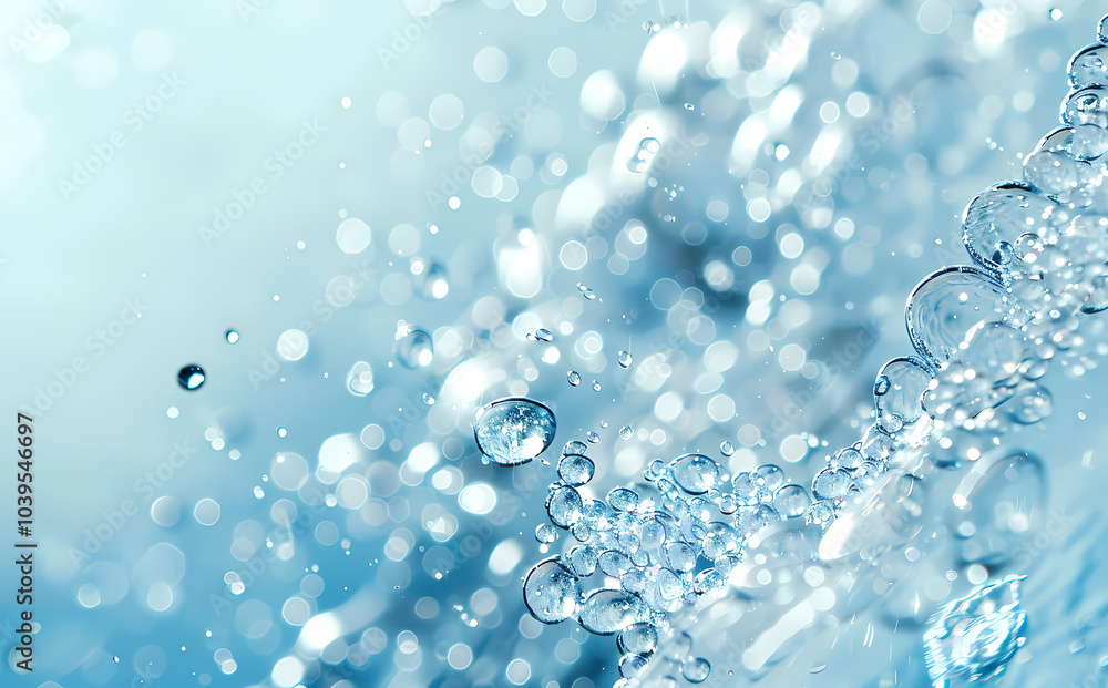 Water droplets and bubbles Water droplets and bubbles