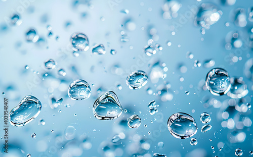 Wallpaper Mural Water droplets and bubbles Torontodigital.ca