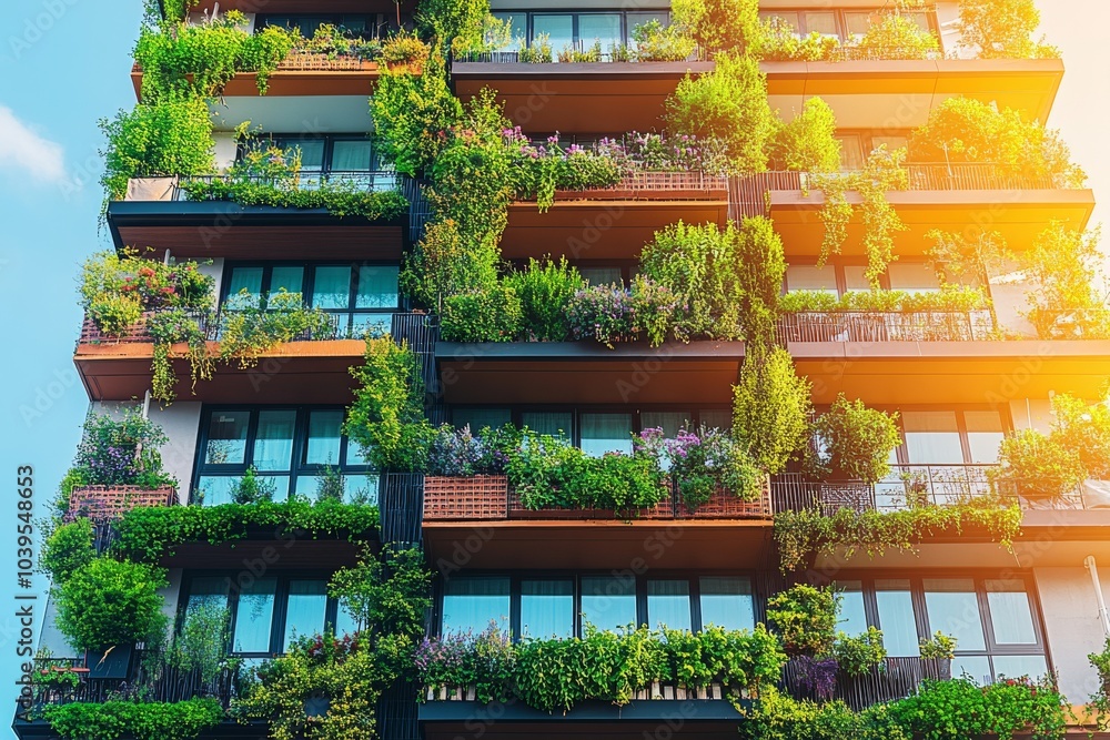 Vertical forest concept with urban apartments covered in greenery representing eco conscious architecture urban sustainability and innovative solutions for nature integration in city design Vertical forest concept with urban apartments covered in greenery representing eco conscious architecture urban sustainability and innovative solutions for nature integration in city design