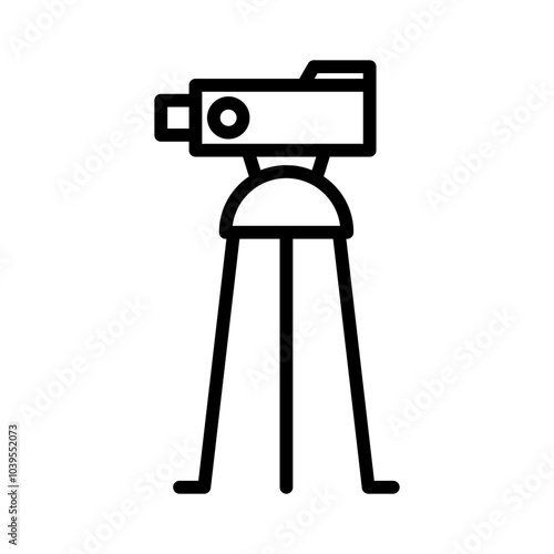 theodolites icon line vector design in trendy style