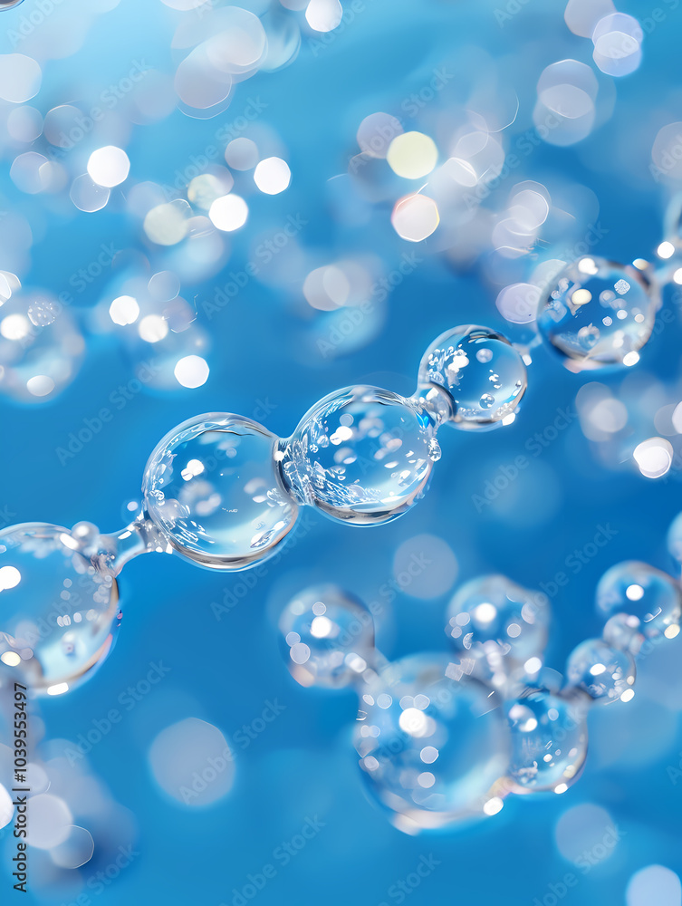 Water droplets and bubbles Water droplets and bubbles