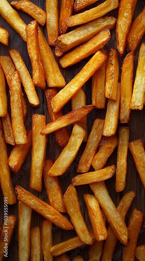 Fotorealistische Pommes Frites Textur Fotorealistische Pommes Frites Textur