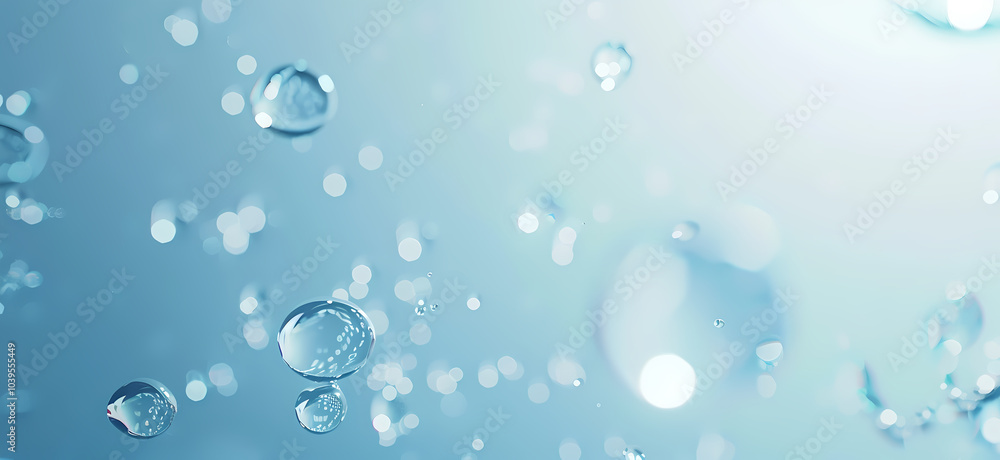 Water droplets and bubbles Water droplets and bubbles