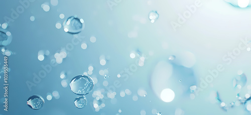 Wallpaper Mural Water droplets and bubbles Torontodigital.ca