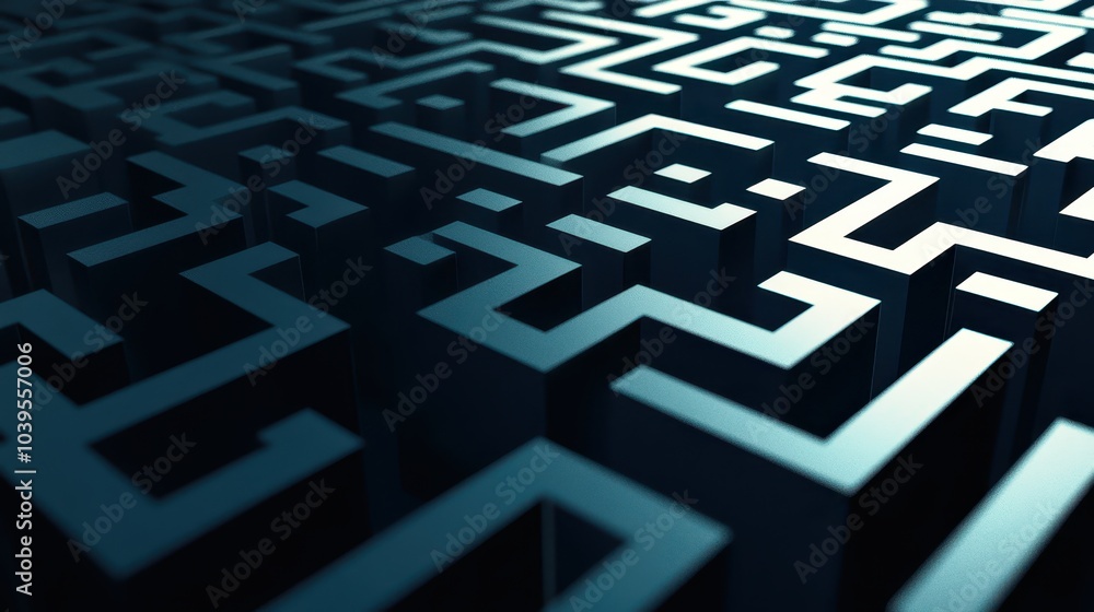 A close-up view of a modern maze with intricate lines and geometric patterns, creating a sense of depth and complexity. A close-up view of a modern maze with intricate lines and geometric patterns, creating a sense of depth and complexity.