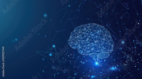 Wallpaper Mural Abstract Brain Network Illustration Torontodigital.ca