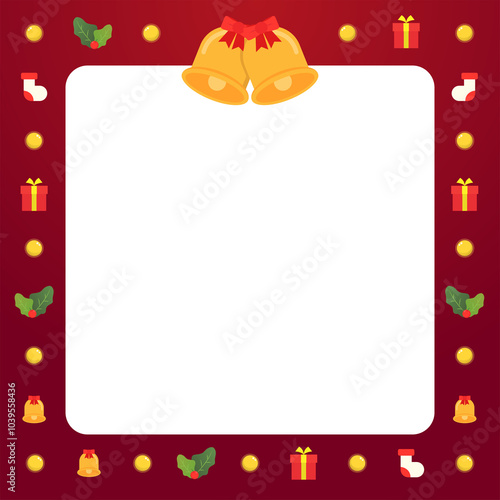 Christmas illustration pattern design. Christmas object illustration. Pretty Christmas background.