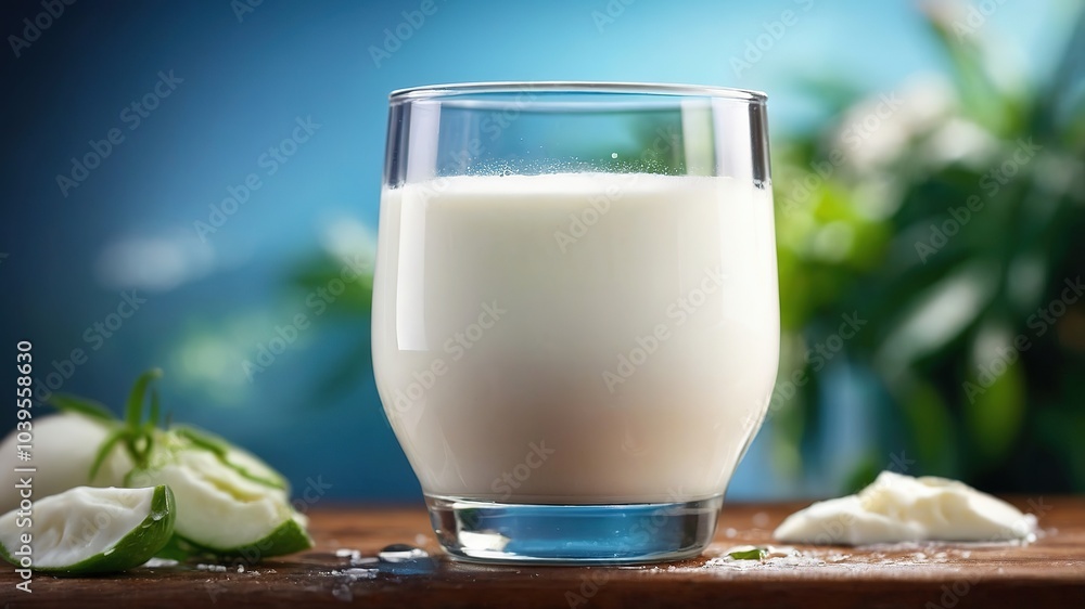 Fresh Milk in Glass - Isolated, High-Quality Image Fresh Milk in Glass - Isolated, High-Quality Image