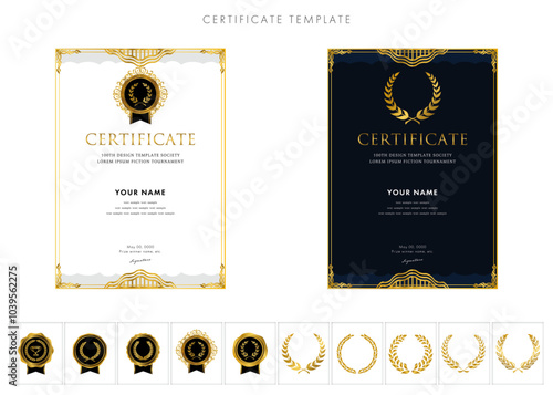 賞状２４６　certificate　award　表彰状　celebration