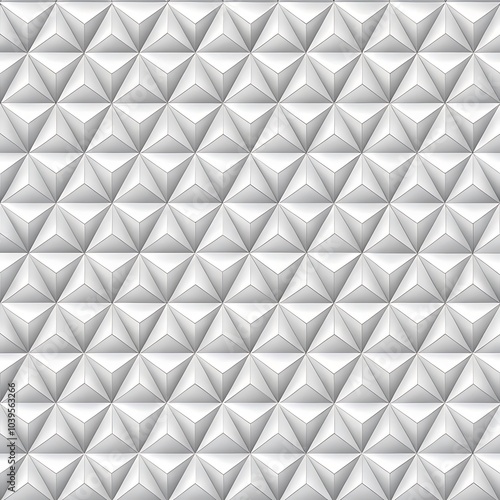 white seamless triangle background pattern Background. Ai Generated