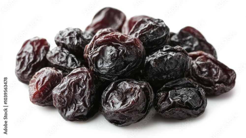 Dried Cherries. Isolated Cherry Fruit Ideal for Christmas Recipes Dried Cherries. Isolated Cherry Fruit Ideal for Christmas Recipes
