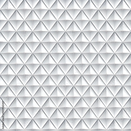 white seamless triangle background pattern Background. Ai Generated