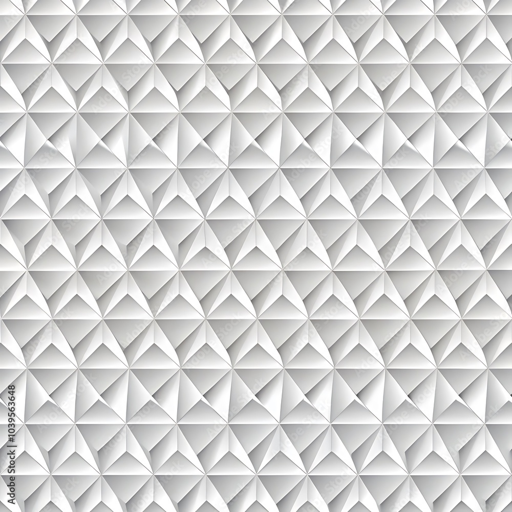 white seamless triangle background pattern Background. Ai Generated white seamless triangle background pattern Background. Ai Generated