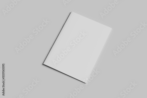 A4 Brochure Blank Mockup