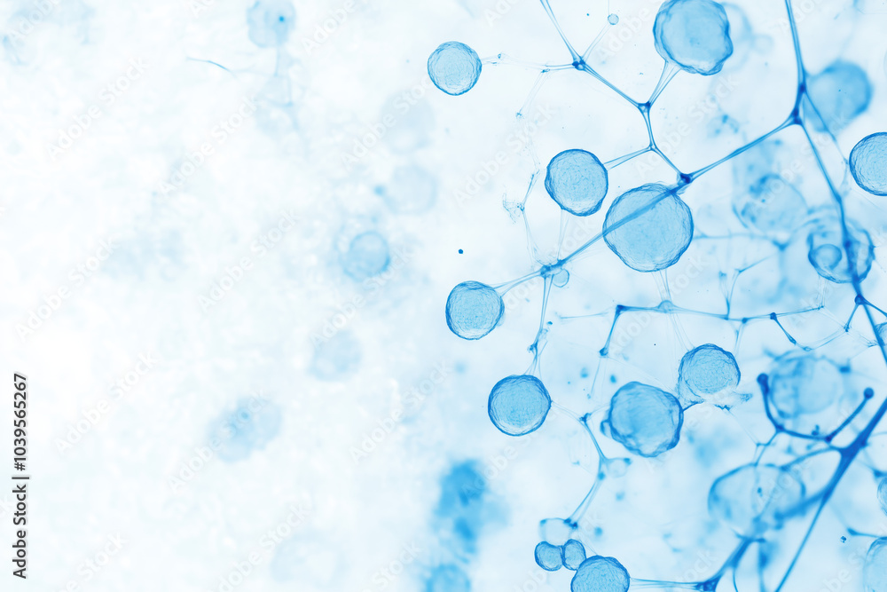 Detailed Bacterial Structure in Close-Up Microscopy Image, Soft Lighting for Microbiology Ads Detailed Bacterial Structure in Close-Up Microscopy Image, Soft Lighting for Microbiology Ads