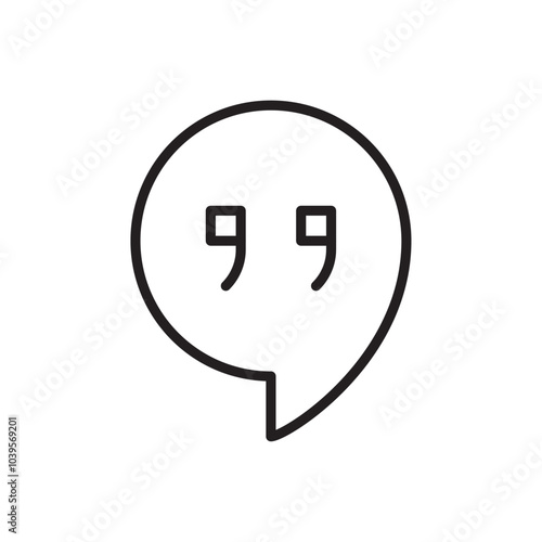 Hangout icon Flat line illustration