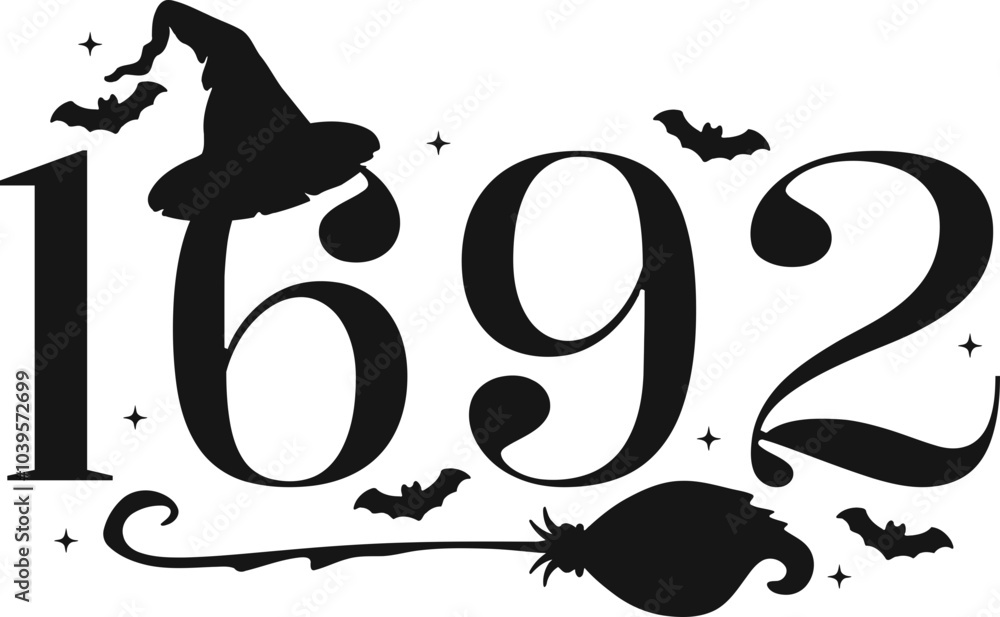 Fototapeta premium 1692 Salem Witches - Halloween