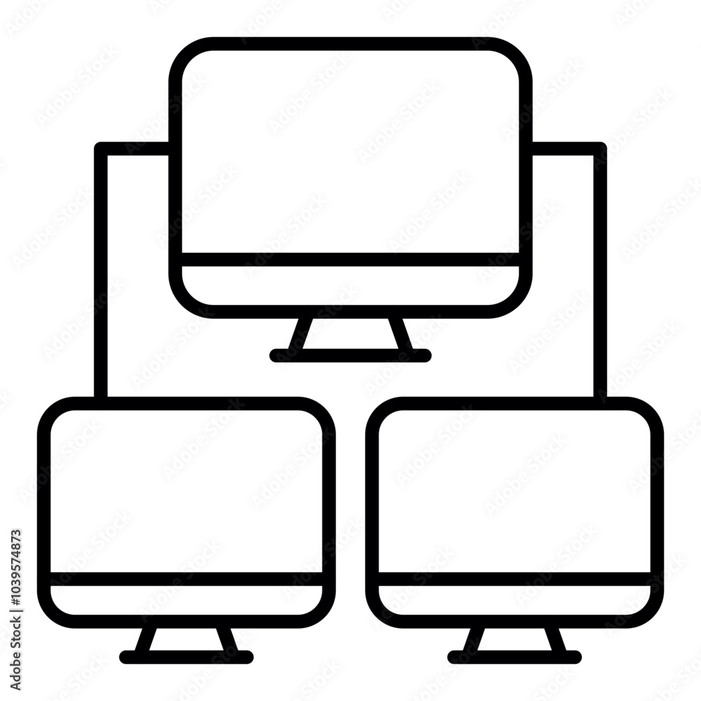 Computer Network Icon Computer Network Icon