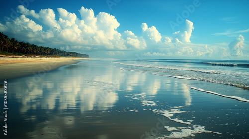 World largest sea beach in Cox’s Bazar Natural View.