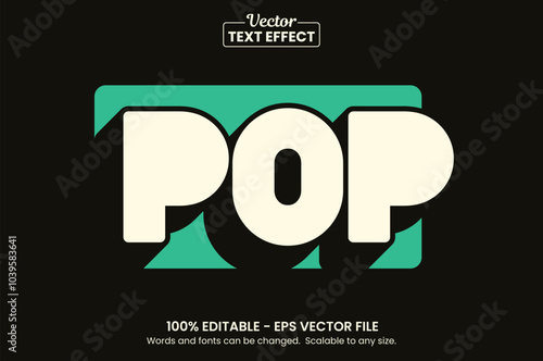 Retro vintage text effect, Editable text effect