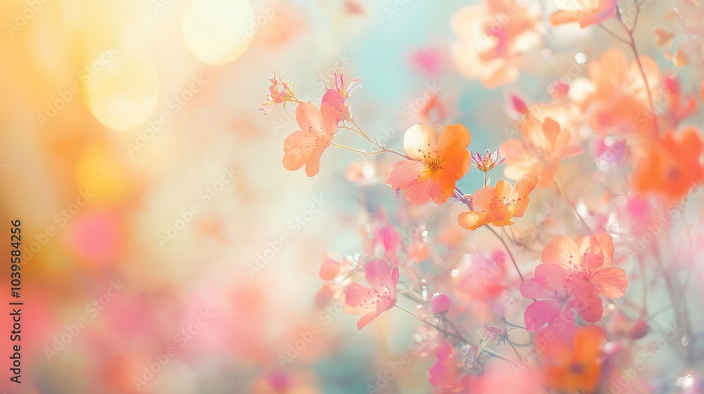 abstract floral background that evoke feelings of joy and happiness abstract floral background that evoke feelings of joy and happiness