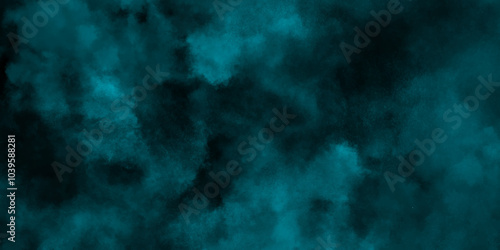 Abstract sea blue and watercolor hand painted watercolor. Texture background for graphic and web design. Smoke Overlays black Background. vector illustrator	
