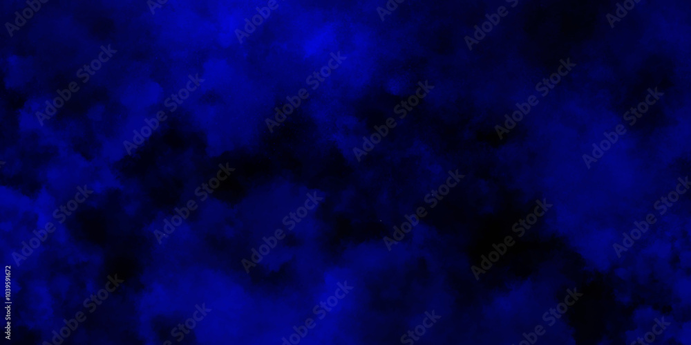 Fototapeta premium blue and bluck watercolor textured on blue paper background. smog texture art design. smoke vape vector cloud dreamy atmosphere dramatic smoke overlay before rainstorm design element. vector.