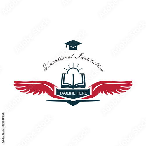 illustration Empowering Minds Through Quality Education logo