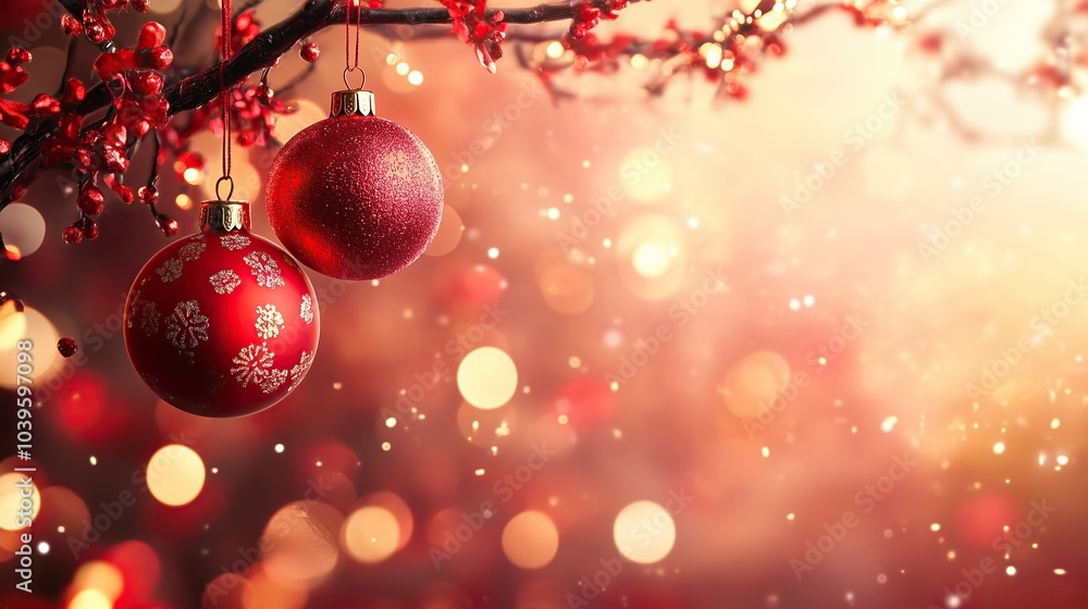 A vibrant red and gold festive background with stars, baubles, and confetti, perfect for Christmas or New Year banners and greeting cards, featuring a stylish and modern celebratory design. A vibrant red and gold festive background with stars, baubles, and confetti, perfect for Christmas or New Year banners and greeting cards, featuring a stylish and modern celebratory design.