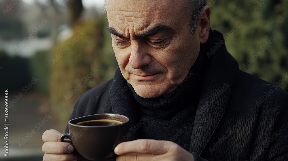 Coffee and Courage: A simple cup of coffee becomes a symbol of hope for a man facing the challenges of Parkinson's. Coffee and Courage: A simple cup of coffee becomes a symbol of hope for a man facing the challenges of Parkinson's.